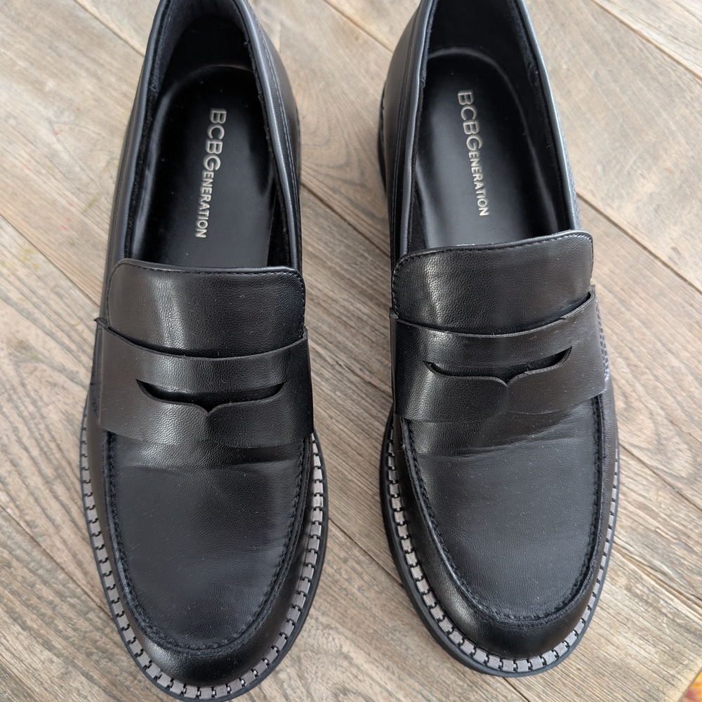 BCBGeneration Women's Black Loafers